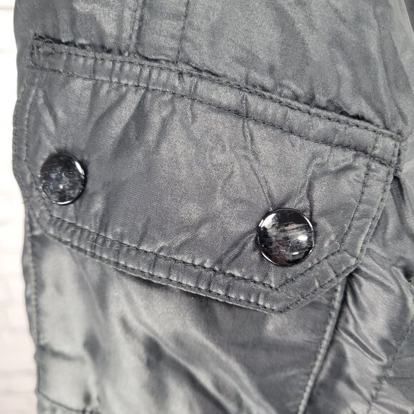 VTG Pennzoil Penske Racing Black Insulated Zip Bomber Puffer Jacket Medium M - Picture 5 of 16